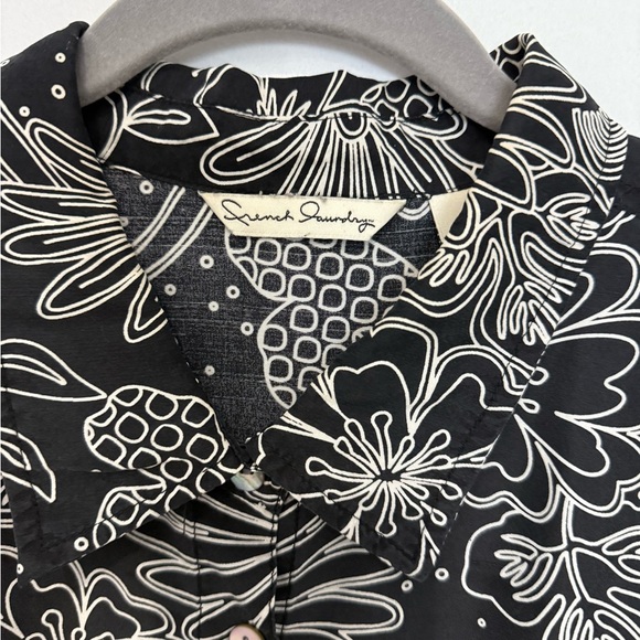 French Laundry 100% Silk Floral Shirt XL - Picture 3 of 5